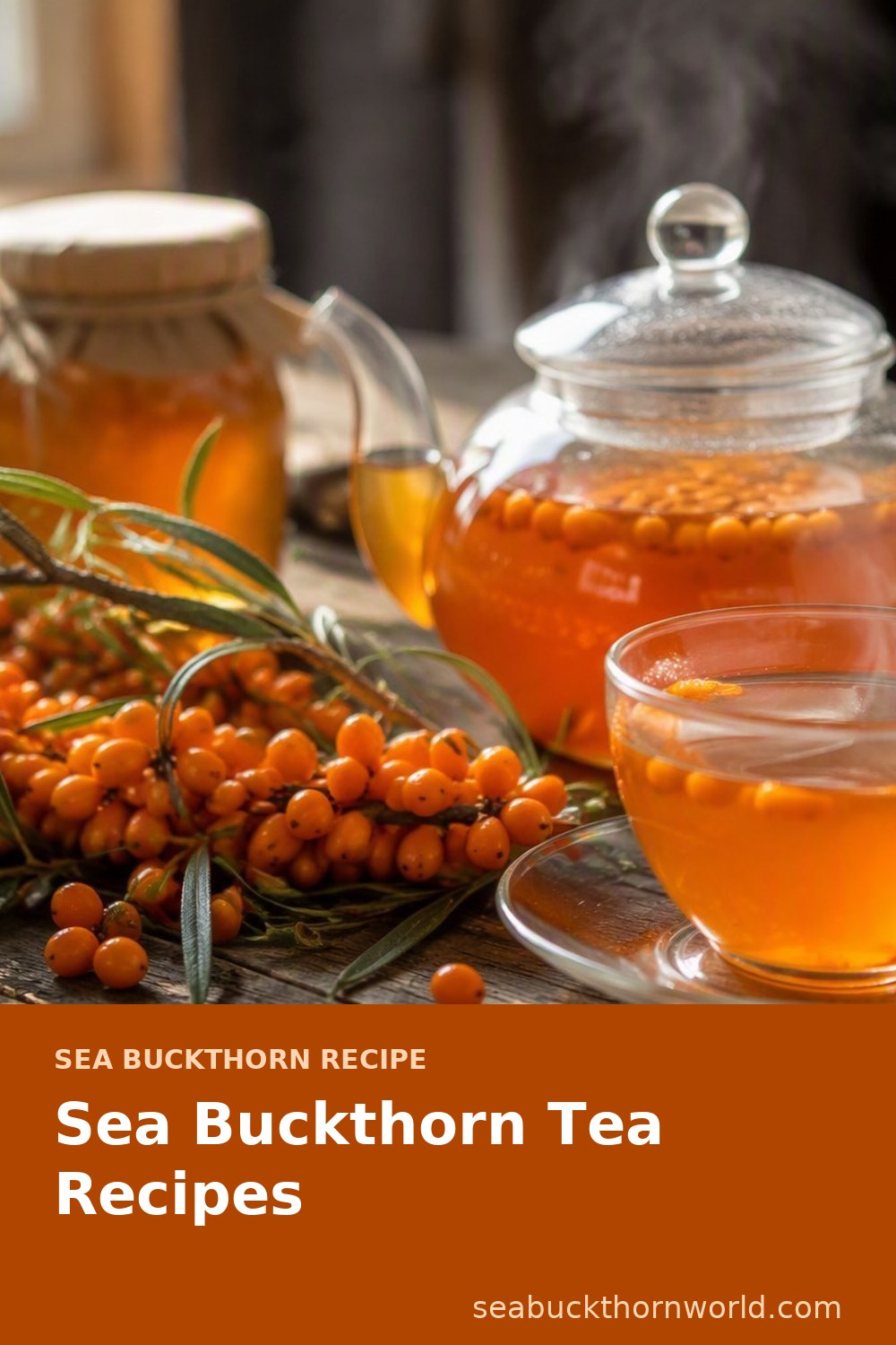 Sea Buckthorn Tea Recipes recipe pin for Pinterest